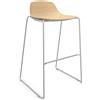 Infiniti Sgabello bar in legno 3D PURE LOOP MINI ROD - INFINITI