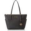 Michael Kors 30F2Gttt8L-001 Jet Set Item Ew Tote Black Donna Borse Taglia Eu Unica