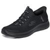 Skechers Uomo Slip-Ins Summits Scarpe da Ginnastica di Alta Gamma, Black/Black
