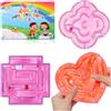Ainiv 3 PZ Labirinto Gioco Sensoriale Giocattoli Gel, Anti Stress Autismo Giocattoli, Giocattolo Tattili Calmanti per La Scuola Materna, Fidget Squishy Toy Anxiety ADHD Toys, Antistress Bambini