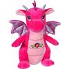 GIPSY TOYS - drago sonoro 20 cm rosa - peluche per bambini - 071614