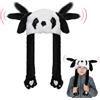 Hifot Animale Cappello con Orecchie Che Si Muovono, Peluche Cappello Orecchie Che Si Muovono, Cappelli Divertenti per Bambini e Adulti per Halloween Natale Carnevale Feste di Compleanno Regalo