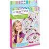 Make It Real 1205 Block n' Bracciali Rock - Kit Fare Alfabeto Lettera Perline & Charms Bracciale per Ragazze