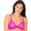 Smart & Sexy Sheer Mesh Demi Underwire Bra Reggiseno Altamente Coprente Donna (Pacco da 1)