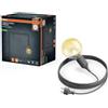OSRAM Lampada a sospensione per esterni Grigio, 4,5 cm Ø, lunghezza cavo 5 m, E27
