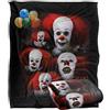 LOGOVISION It 1990 Many Faces Of Pennywise Coperta super morbida al tatto setoso - 152 x 127 cm
