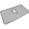 QuivyLivy Tappetino pieghevole per lavello in silicone, resistente al calore, con drenaggio, antiscivolo, protezione per uso alimentare, per banconi della cucina, (66,5 x 35,5 cm)