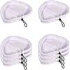 Hazrcvr Ricambi Scopa a Vapore 8 Pezzi Panni per Scopa a Vapore Universale In Microfibra Triangolare Pad Cover Ricambio