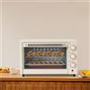 ARBGO Forno elettrico da 22 l, mini forno con temperatura regolabile e timer da 60 minuti, forno ad aria calda versatile, 2 livelli di inserto, per la produzione di pane, pesce grigliato