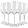 Collesi Birra Artigianale Set 6 Bicchieri Birra Balloon con Stelo - Bicchieri da Degustazione per Birra Artigianale e Specialità - Bicchieri Eleganti