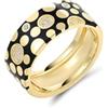 Santuzza Anello da donna in argento Sterling 925 smaltato a forma di fiore, argento sterling e pietra preziosa, zirconia cubica