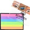 Bowitzki 50 g di colori pastello Split Cake Water Activated eyeliner UV Glow Graphic eye liner Hydra Liner Rainbow Face Body Paint Makeup