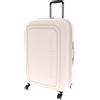 Mandarina Duck LOGODUCK + Trolley MEDIUM EXP, Bianco Mocha, Logo +