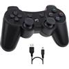 FLLAGG20 1X Controller Wireless Bluetooth USB Compatibile con PS3 e PC Nero