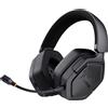 Trust GXT 1493 Ravox Gaming Headset Wireless Bluetooth + 2.4 GHz per PS5 PS4 Switch PC Mobile, 50mm Driver, 70H Battery Life, Over-Ear Headphones Wireless Bluetooth with Microphone, Nero