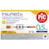 THERAS CONSUMER HEALTH Srl Siringhe Per Insulina Da 0,5 Ml Insumed Siringa Per Insulina G 31 0,5 Ml 30 Pezzi