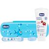 CHICCO (ARTSANA SpA) CHICCO SET DENTALE AZZURRO CON FLUORO