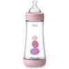 CHICCO (ARTSANA SpA) CHICCO BIBERON PERFECT 5 GIRL 300 ML IN SILICONE 3 FORI