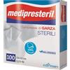 CORMAN SpA GARZA COMPRESSA MEDIPRESTERIL 12/8 FU 10X10CM 100 PEZZI