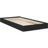 vidaXL Giroletto Nero 75x190 cm in Legno Multistrato