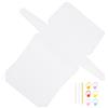OSALADI Set 1 Foglio in Plastica Bianco per Borse Fai da Te, Rete Canvas per Borse Superficie Liscia, Accessorio per Ricamo a Punto Croce