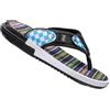 Gyios Infradito Uomo Uomini 5cm A Righe Spesse Tessuto Eva Flip Flops, Traspirante Leggero Anti-scivolo Tanga Sandali Per Ins Stile Spiaggia All'aperto-blue-44