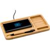 IMPRESSION Caricatore wireless faye | bambù | organizer da scrivania Personalizzate o neutre