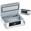 GZYHDC Frigorifero per medicinali, refrigeratore portatile per insulina, scatola refrigerata per insulina, display a LED, frigorifero per medicinali (grigio, 1 batteria)
