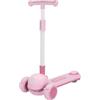 Monopattino 3 Ruote BUGGY con Ruote Luminescenti Rosa
