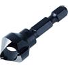 wolfcraft Svasatore trasversale, Ø 16 mm, codolo esagonale I 4373000 I Per la sbavatura e la svasatura di fori in legno, metallo non ferroso e plastica