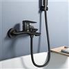 EMKE Rubinetto per vasca da bagno con termostato, nero opaco, 212 x 183 x 107 mm, elegante rubinetto per vasca da bagno per puro relax, miscelatore con regolazione precisa della temperatura per il