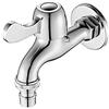 Ibergrif M22002 - Miscelatore d'acqua a Parete, Rubinetto per Lavatrice a Freddo Singolo, Cromo