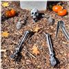 com-four® 5 pezzi Set di ossa da, Decorazione premium di Halloween