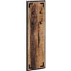 vidaXL Appendiabiti 35x8x110 cm in Legno Massello Grezzo di Mango