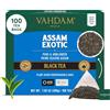 VAHDAM Te Nero Assam (100 Bustine) Alto Tenore di Caffeina | The Nero bustine Forte, Robusto e Aromatico