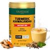 VAHDAM Golden Milk Latte in Polvere Curcuma & Ashwagandha | 100 g-40 Tazze | Senza Caffeina, Senza Zuccheri Aggiunti | Preparato con Curcuma e Ashwagandha - Caldo o Freddo