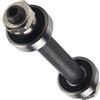 Dolvitrny Asse posteriore per bicicletta, 145 mm, kit di anima cava in | Ricambio mozzo anteriore, lunghezza 108 mm, diametro 9 mm, struttura in acciaio, cuscinetti inclusi