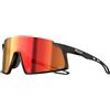 SCVCN Occhiali da ciclismo UV400 uomo donna TR90 S467 | per luce intensa, lente PC specchiata, campo visivo ampio, TR90 con naselli antiscivolo