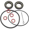 QBVHAEPY Kit Guarnizione Olio Scatola Ingranaggi Albero Elica Fuoribordo Inferiore 93101-17054 O-Ring 93210-57M09 Spinotto Compatibile con 2 Tempi 4 Tempi 9.9 13.5 15 20