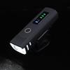 LIFKICH Luce Anteriore Bici LED Ricaricabile 250lm 1500mah Plastico Nero | Modalità, Display Energia, Montaggio Semplice, per Pedalate Notturne All'aperto