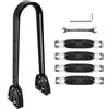 Generico Universal Rear Bike Rack 30KG Load Aluminum Alloy Cargo Carrier | Bicycle Luggage Rack for Carrying Camping Gear, Shopping Bags and Panniers, Designed for Everyday Rides and Outdoor T