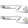 Generisch 2 PEZZI Trolling Diver Board in Acciaio Inossidabile 13,1 x 4,2 cm 86,8 g per acqua salata e acqua dolce, pianificatore per pesca in mare profondo e pesca in barca, per immergere le esche