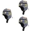 Cabilock 3 Pezzi Copricapo Protettivo Anticollisione per Adulti, Giallo,