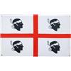 AZ FLAG Bandiera Sardegna 150x90 cm Sarda Poliestere Leggero 4 Occhielli | Uso interno bandiera decorativa doppie cuciture e bordi rinforzati con occhielli metallici
