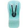 JYOKO KIDS Materassino per passeggino compatibile con Uppababy Vista e Cruz 100% Cotone (Mint Sparkles)