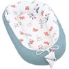 Totsy Baby Riduttore lettino neonato - 90x50 cm baby nest trasportabile per neonati nido culla pod cocoonababy babynest antisoffoco Volpe Salvia