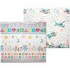 aeioubaby.com Tappeto Gioco per Bambini Pieghevole e Reversibile | Grande e Sicuro 178x196 cm XPE Non Tossico Certificato CE/ASTM | Educativo Evolutivo Decorativo Facile da Pulire