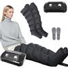 Miuxe Pressoterapia Linfodrenaggio Per Casa Professionale, 6 Camere (Black, 2 Legs)