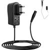 Voltvera Caricatore da 12 V per Braun rasoio 12 V 0,4 A cavo di ricarica di ricambio per Series 9 8 7 6 5 3 1 per Silk epil 9 7 5 tipo 492 5544 5542 1,5 m cavo di alimentazione trimmer Shaver Charger epilatore