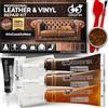 Coconix Kit Riparazione Pelle Marrone & Vinile PU per Sedili Auto & Mobili | Riparazione pelle marrone, vinile, divano, sedili auto, mobili, strappi, buchi, graffi, screpolature, giacche, scarpe, borse.